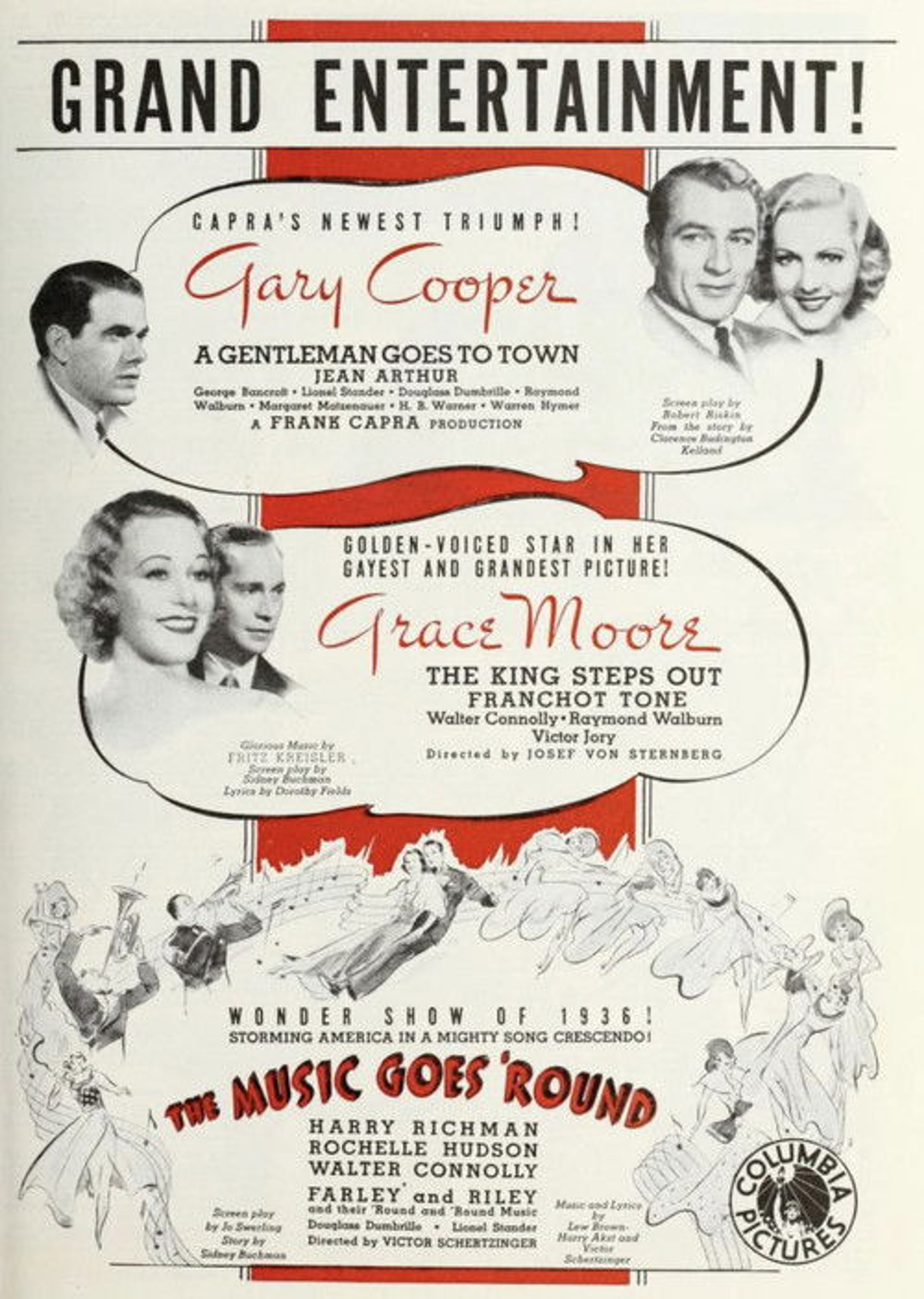 Poster image of The Music Goes 'Round