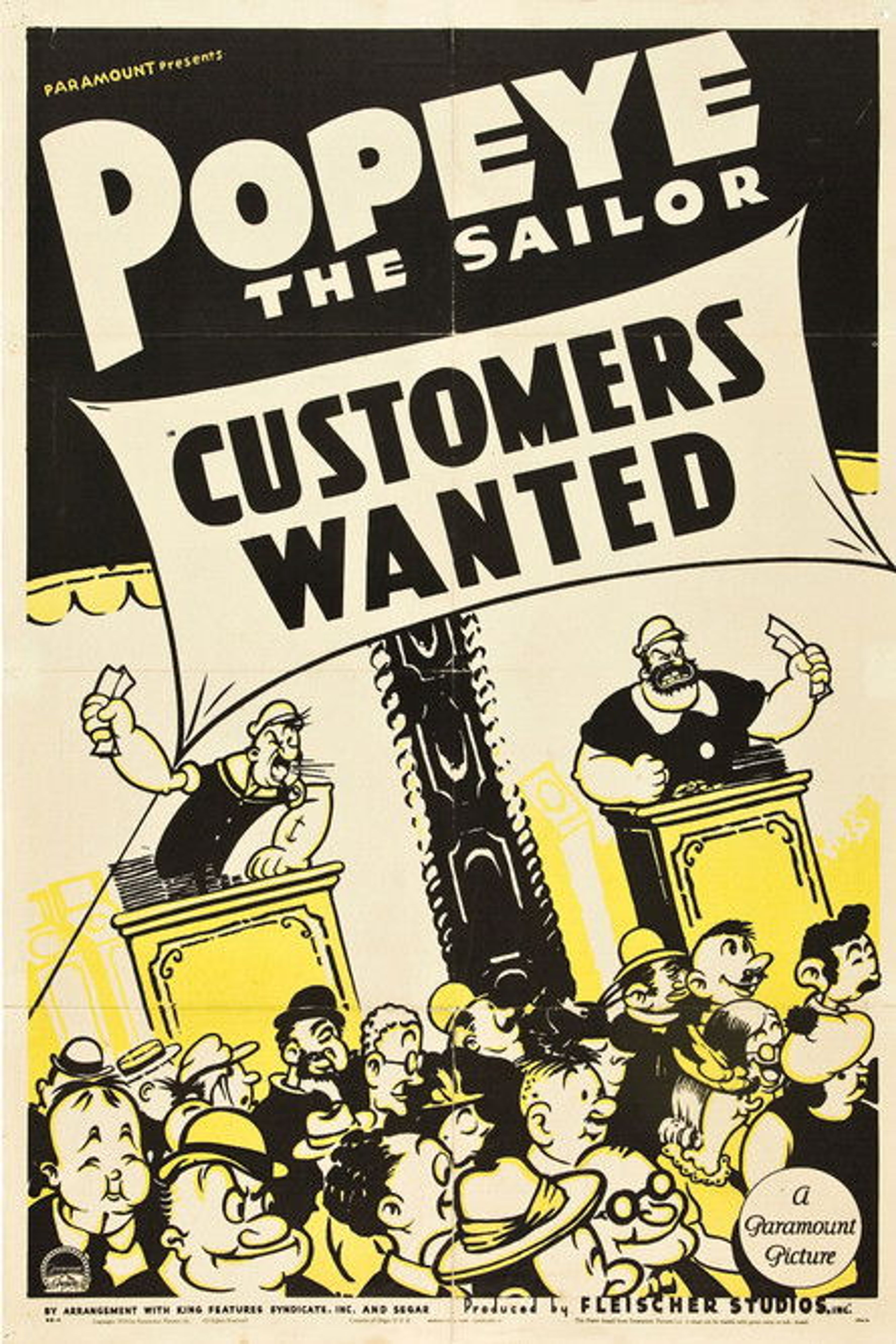 Poster image of Customers Wanted