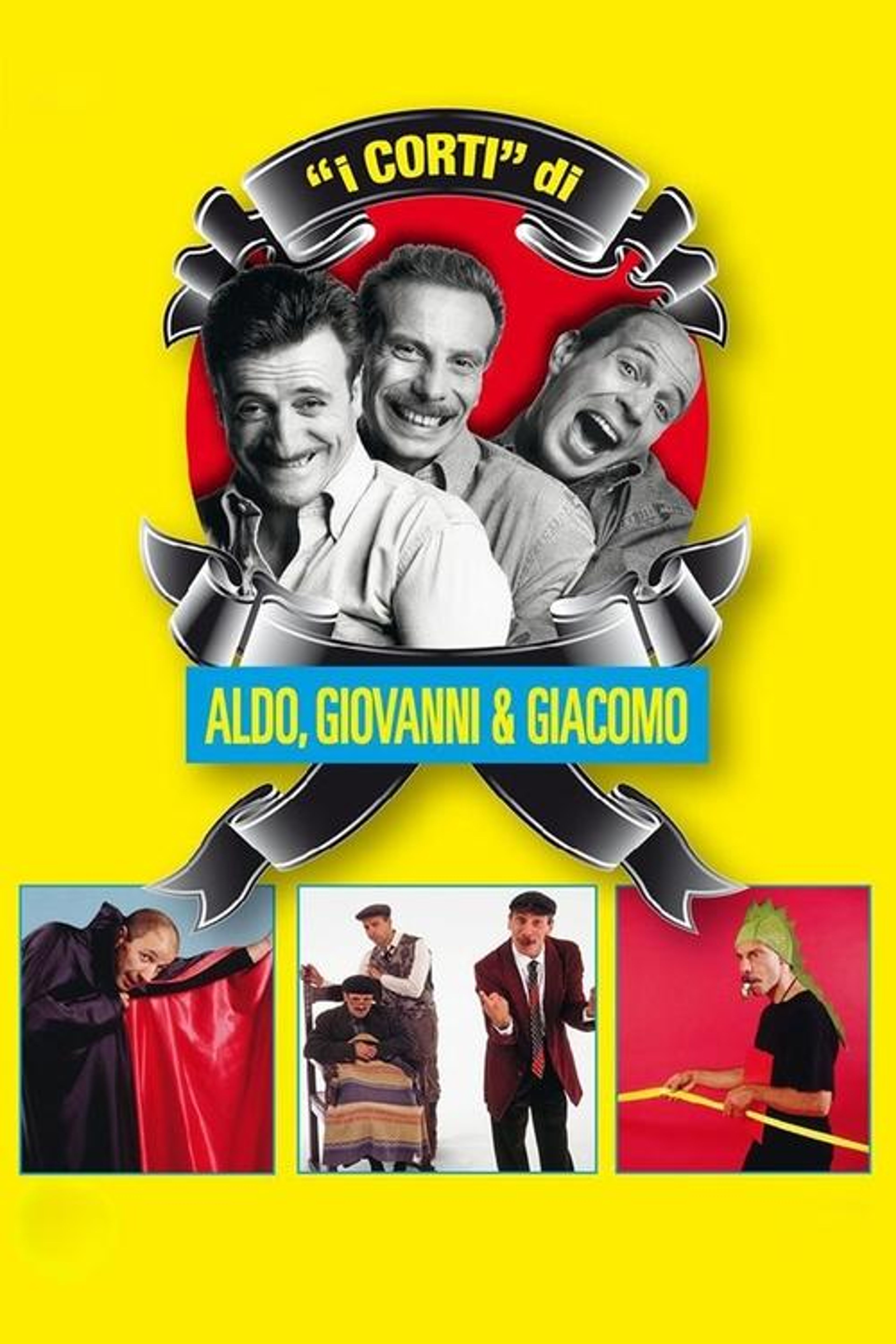 Poster image of “The Shorts” by Aldo, Giovanni and Giacomo