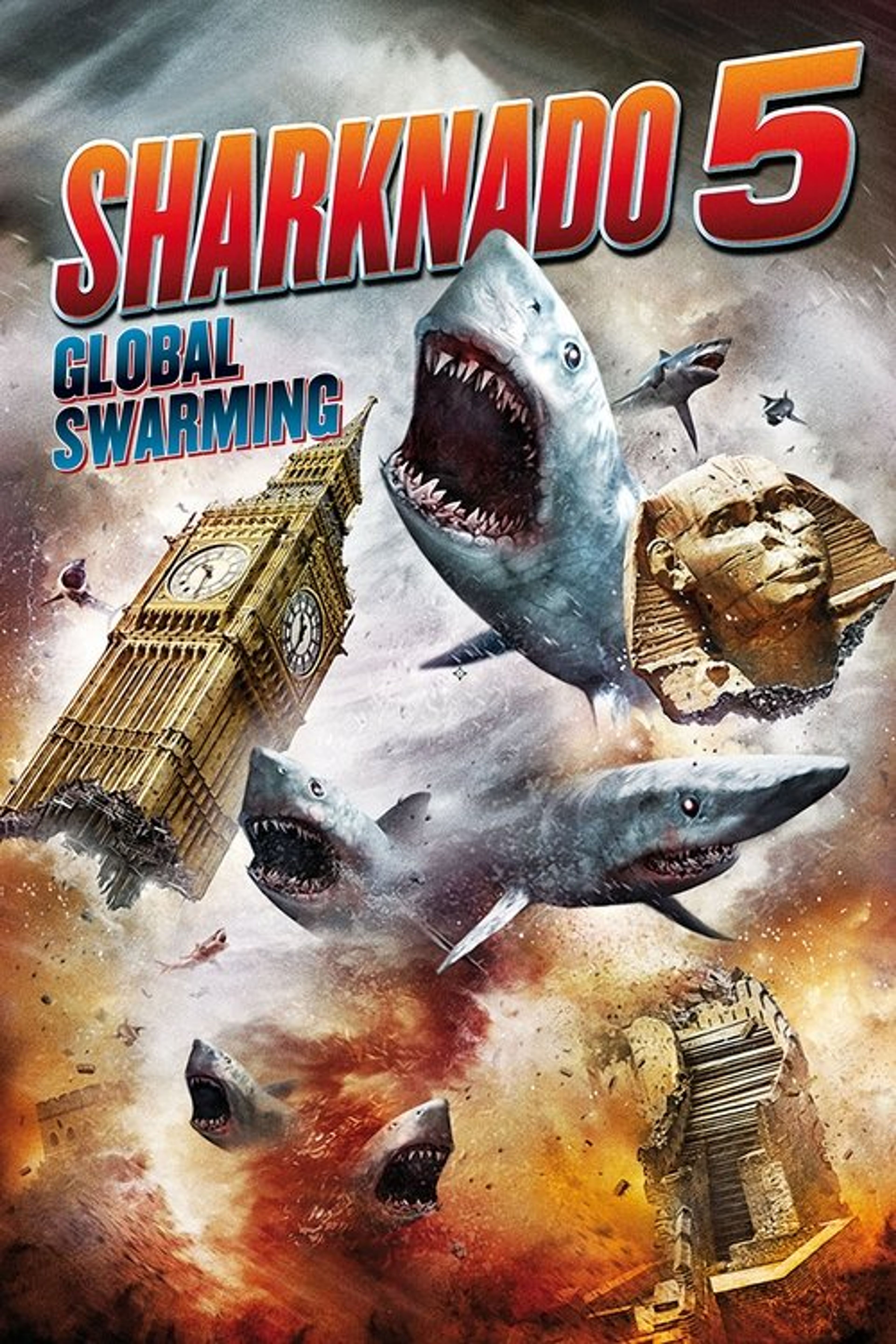 Poster image of Sharknado 5: Global Swarming