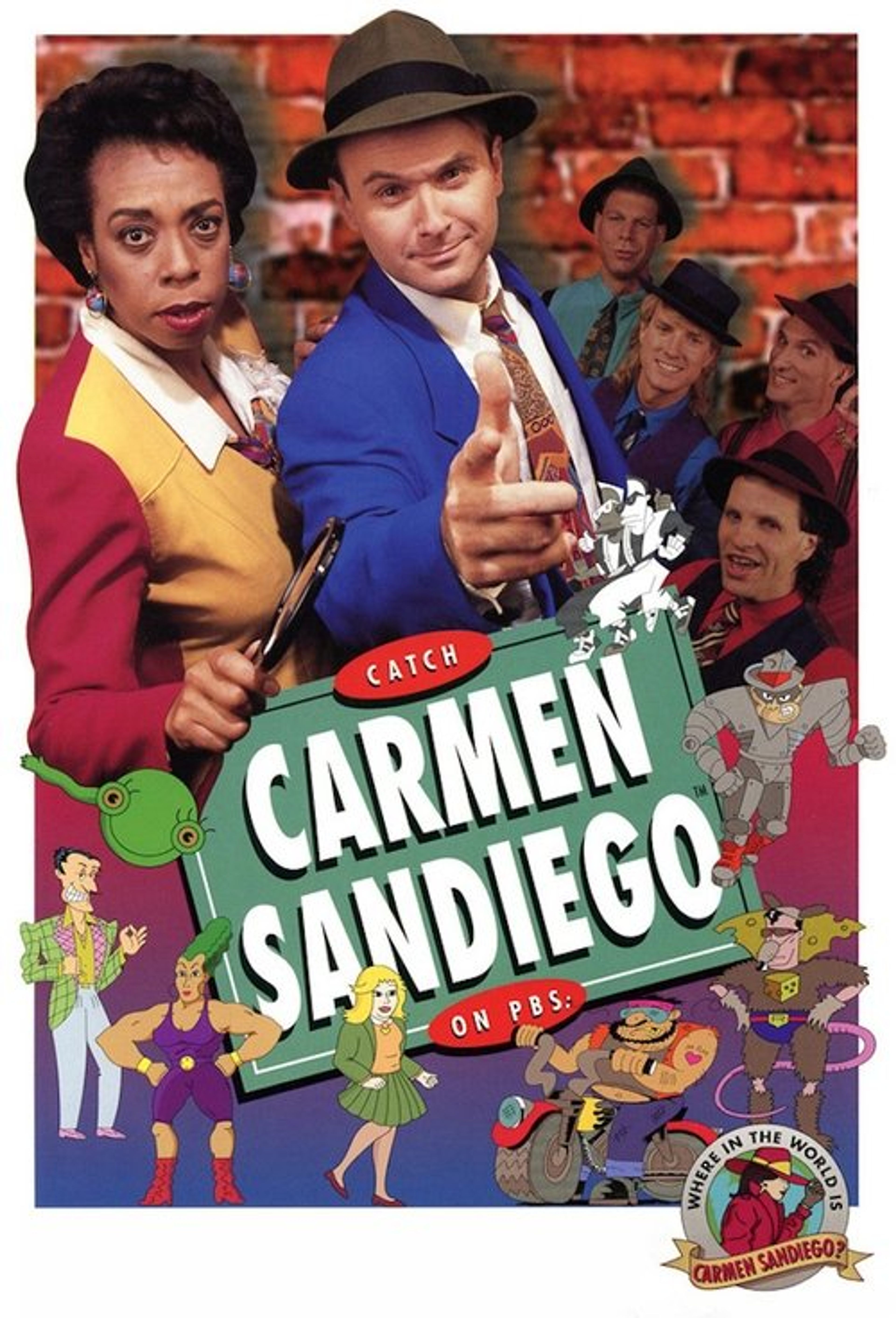 Poster image of Where in the World Is Carmen Sandiego?
