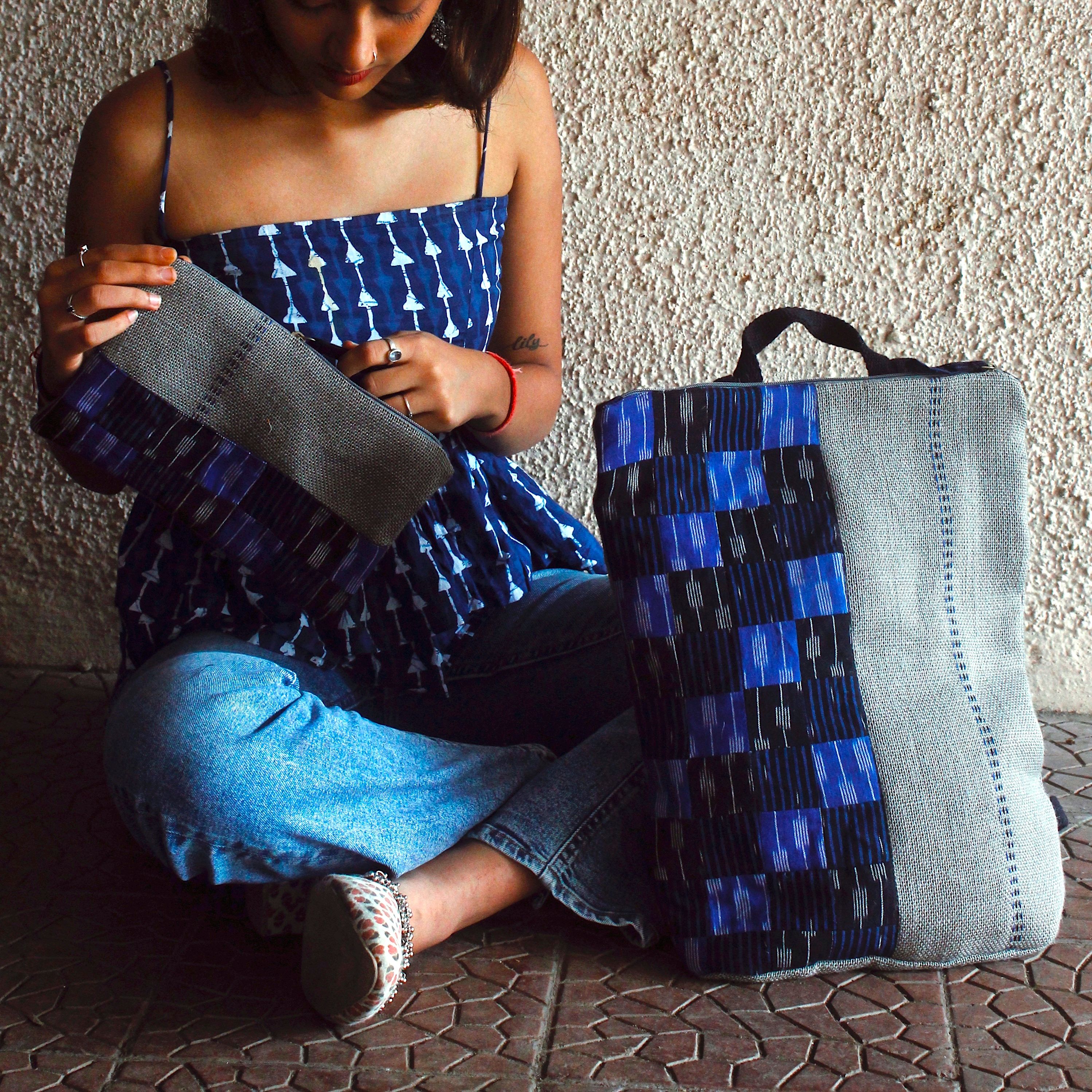 Recent Makes : Not Plastic Plastic Bag , Boro Jeans Bag, & The Easiest Desk  Organizer