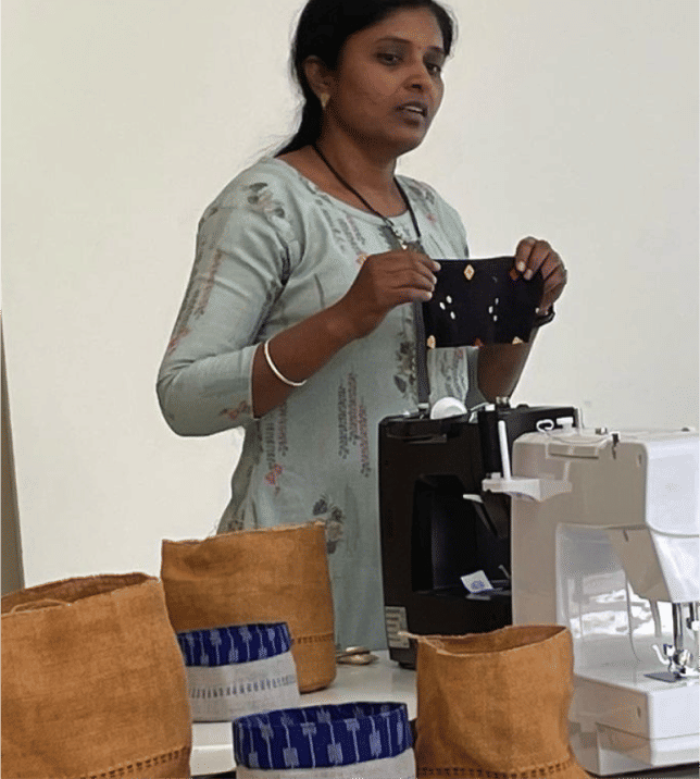 Ranjana started as a maker, and now leads training sessions for new makers