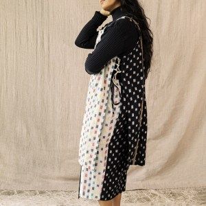 SHAAJ Maxi BLACKnWHITE Coord Set - only Top