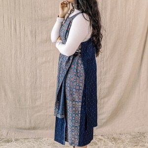 SHAAJ Maxi MIDNIGHT Coord Set - Only Top