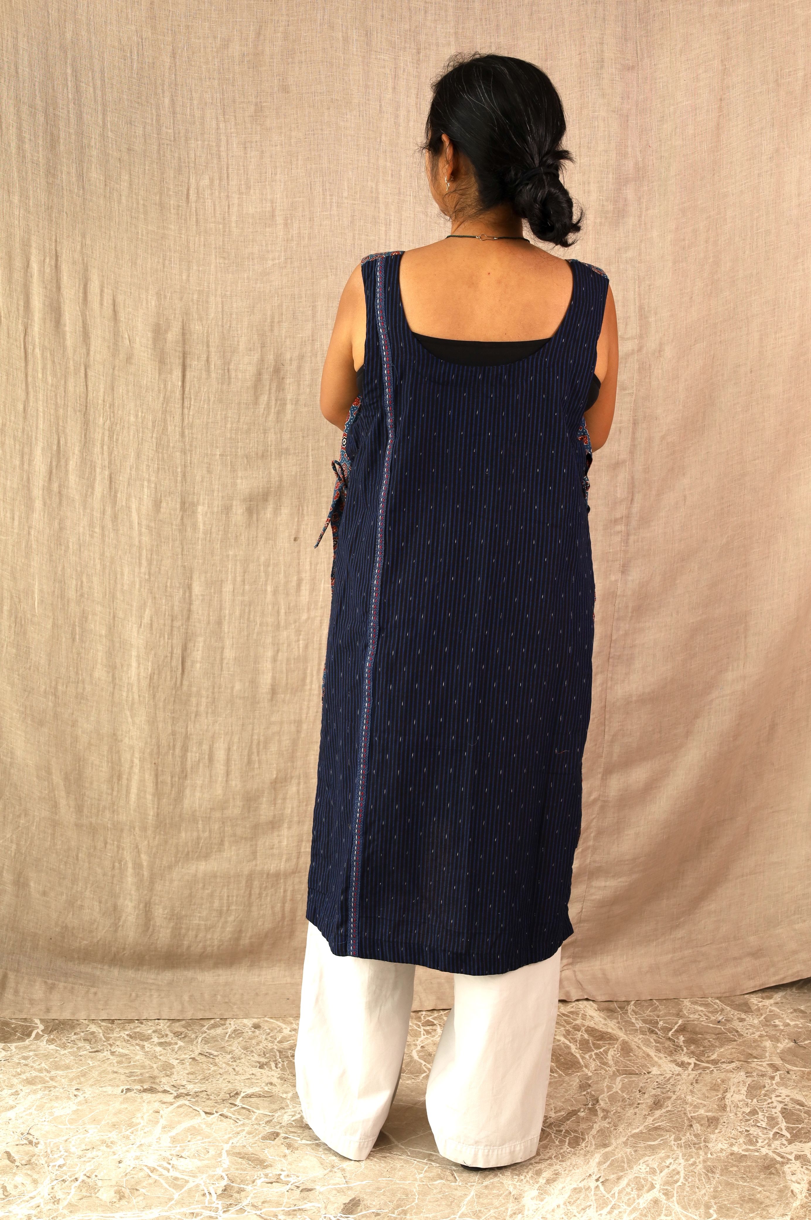 SHAAJ Maxi MIDNIGHT Coord Set - Only Top - Image 4