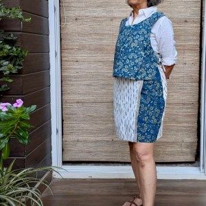 SHAAJ Mini INDIGO Coord Set