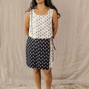 SHAAJ Mini BLACK MULTI Coord Set