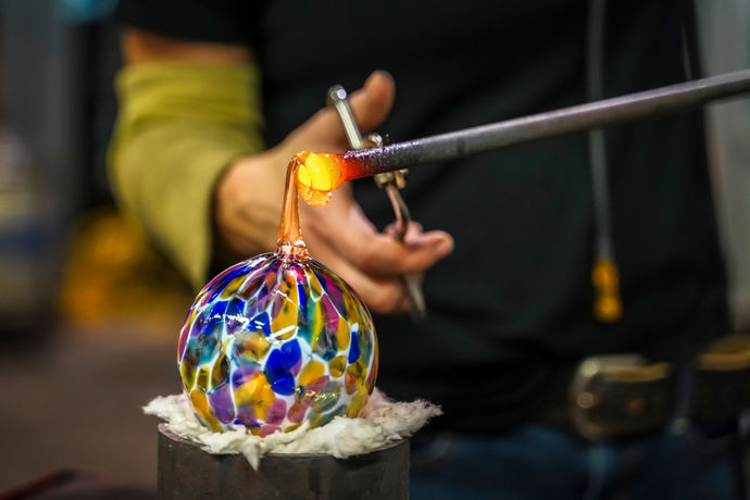 The centuries-old craft of glass-blowing on the island of Murano
