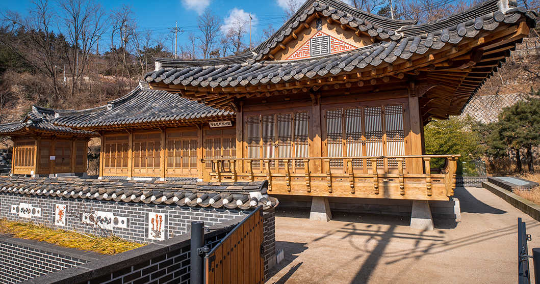 Biblioteca Cheongun. Esterno.