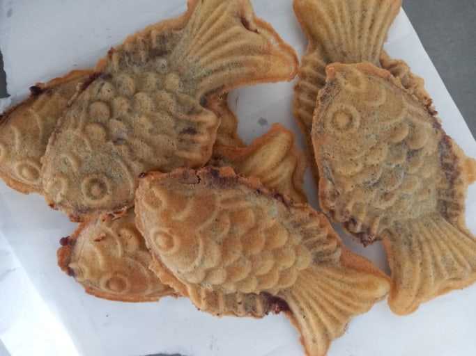 Bungeo ppang, pesciolini in cialda ripieni ai fagioli rossi