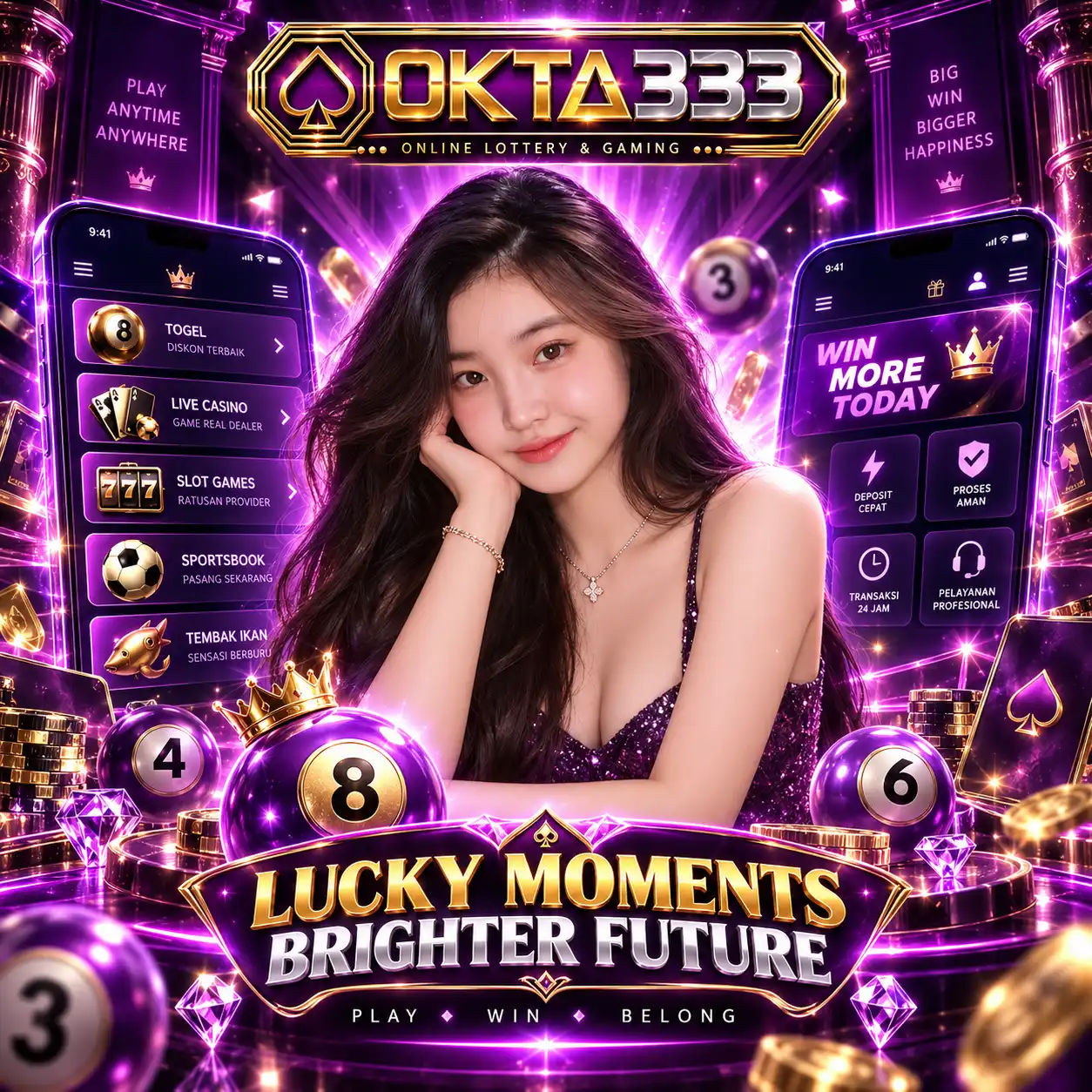 OKTA333 中  Wahana Simbol Hoki: Pergerakan Menu Halus Dalam Nuansa Oriental