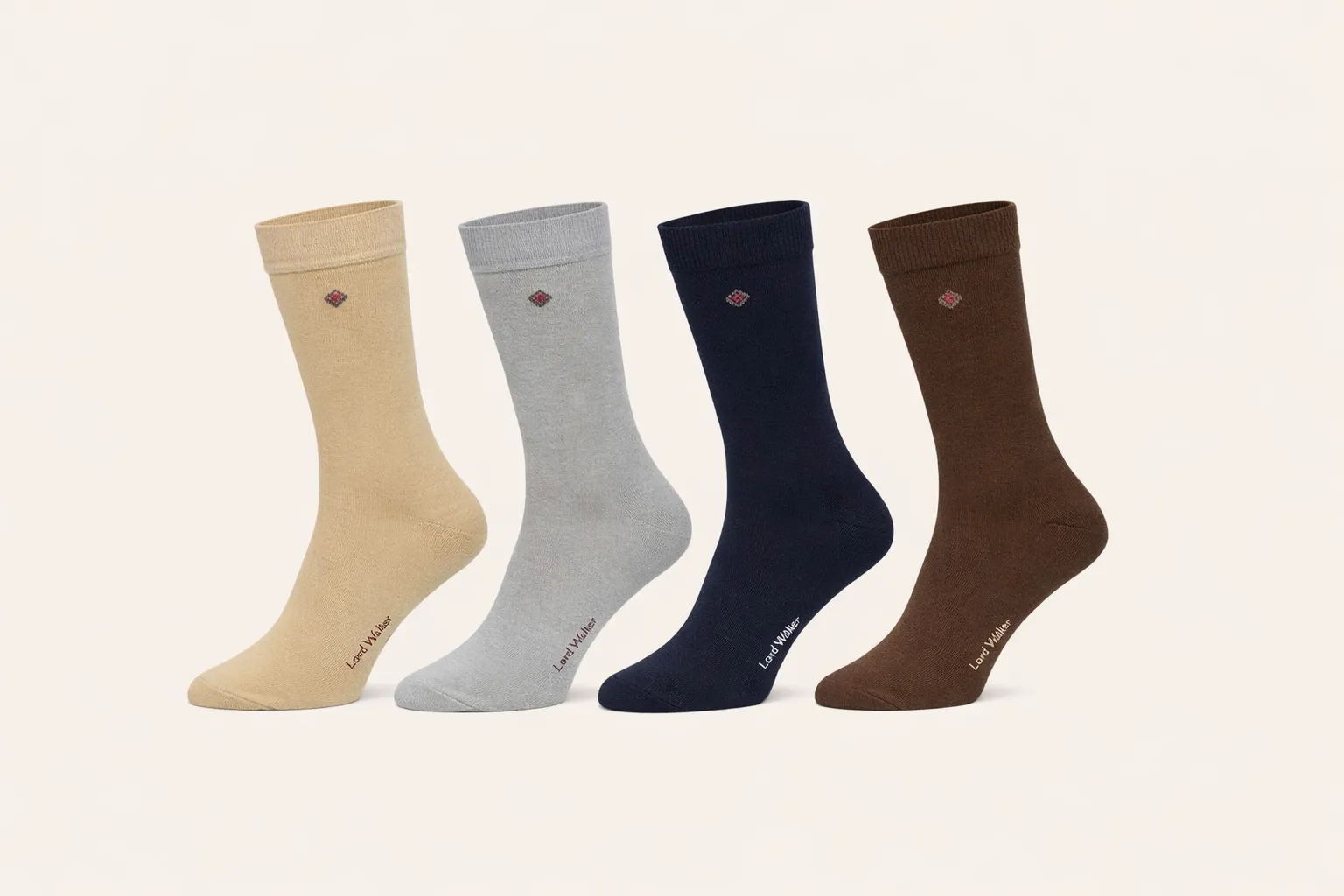 Lord Walker Premium Premium Mercerized Cotton Socks | Pack of 4 | Men Crew | Combo_18366_4Pcs