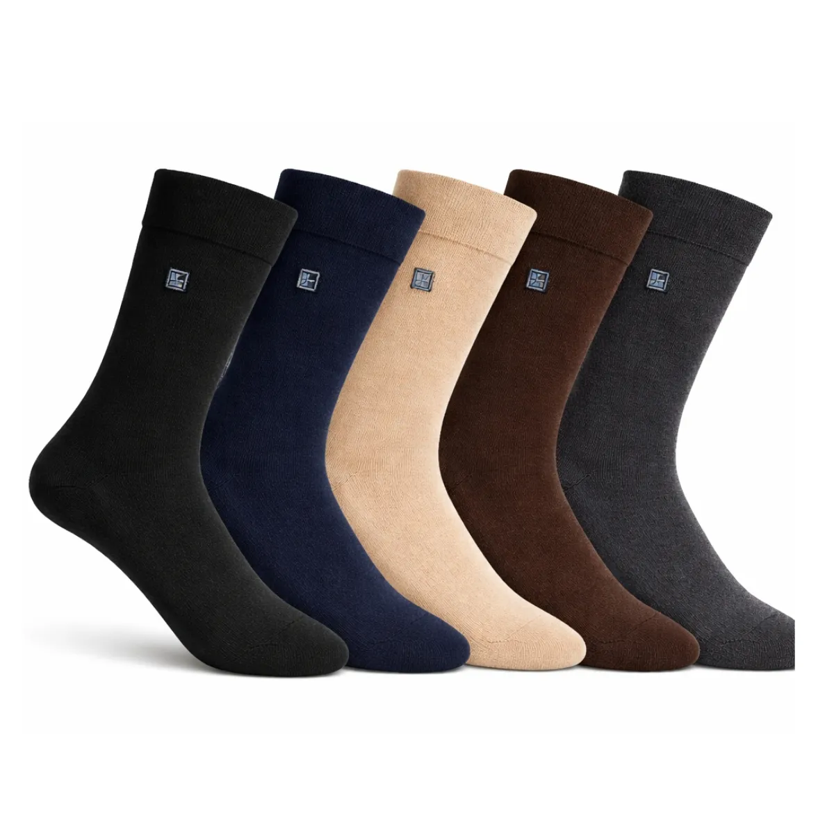 Lord Walker Premium Premium Mercerized Cotton Socks | Pack of 5 | Men Crew | Combo_14285_5pcs
