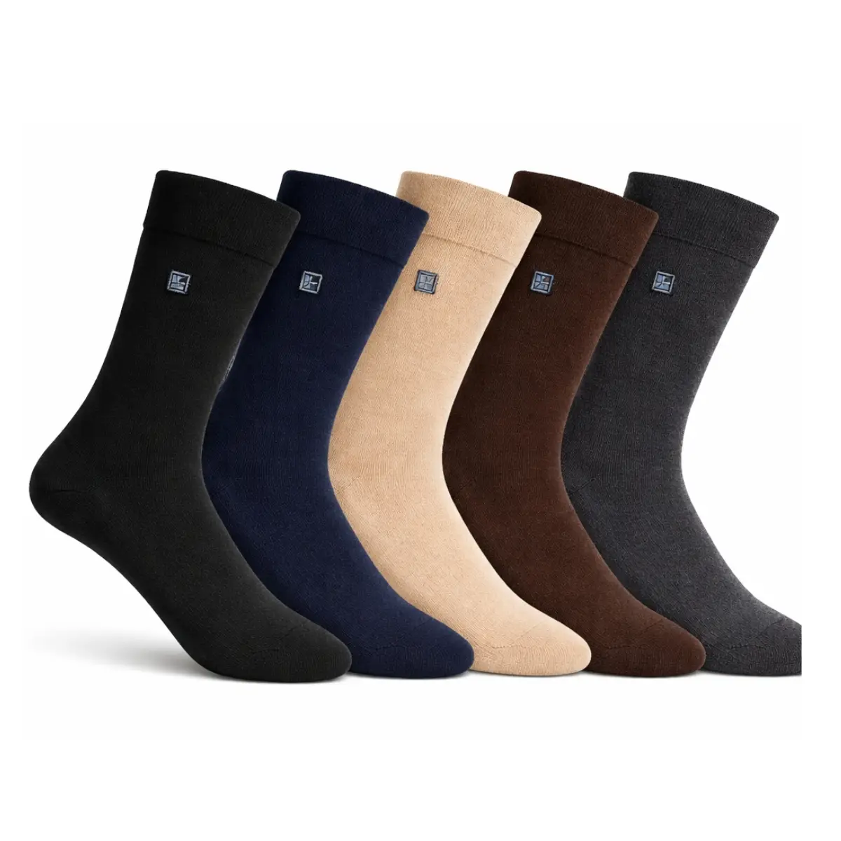 Lord Walker Premium Premium Mercerized Cotton Socks | Pack of 5 | Men Crew | Combo_14285_5pcs