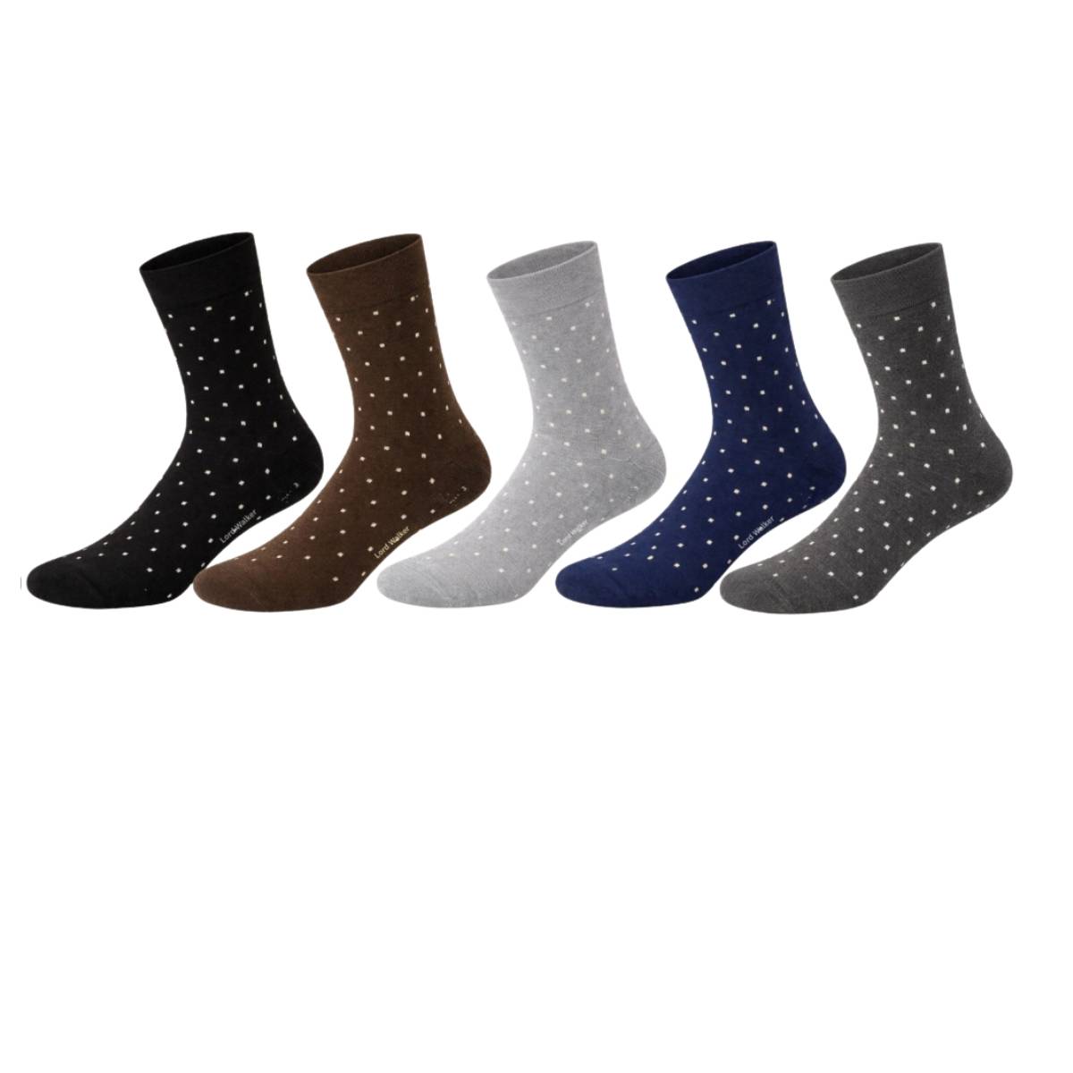 Lord Walker Premium Premium Mercerized Cotton Socks | Pack of 5 | Men Crew | Combo_14306_5pcs