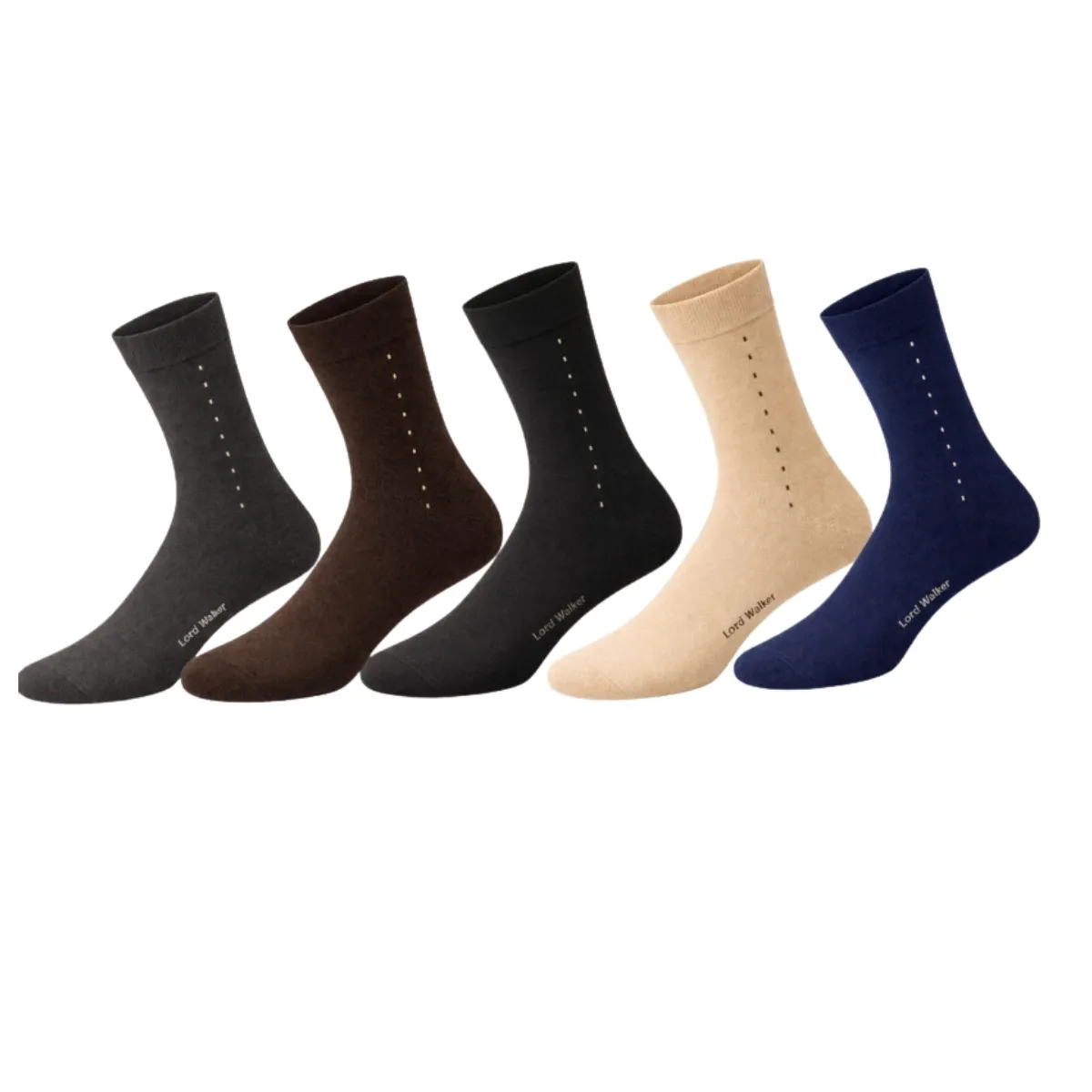 Lord Walker Premium Premium Mercerized Cotton Socks | Pack of 5 | Men Crew | Combo_14308_5Pcs