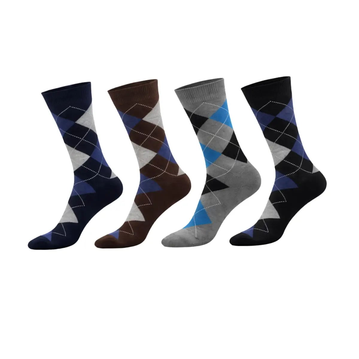 Lord Walker Premium Premium Mercerized Cotton Socks | Pack of 4 | Men Crew | Combo_16261_4pcs