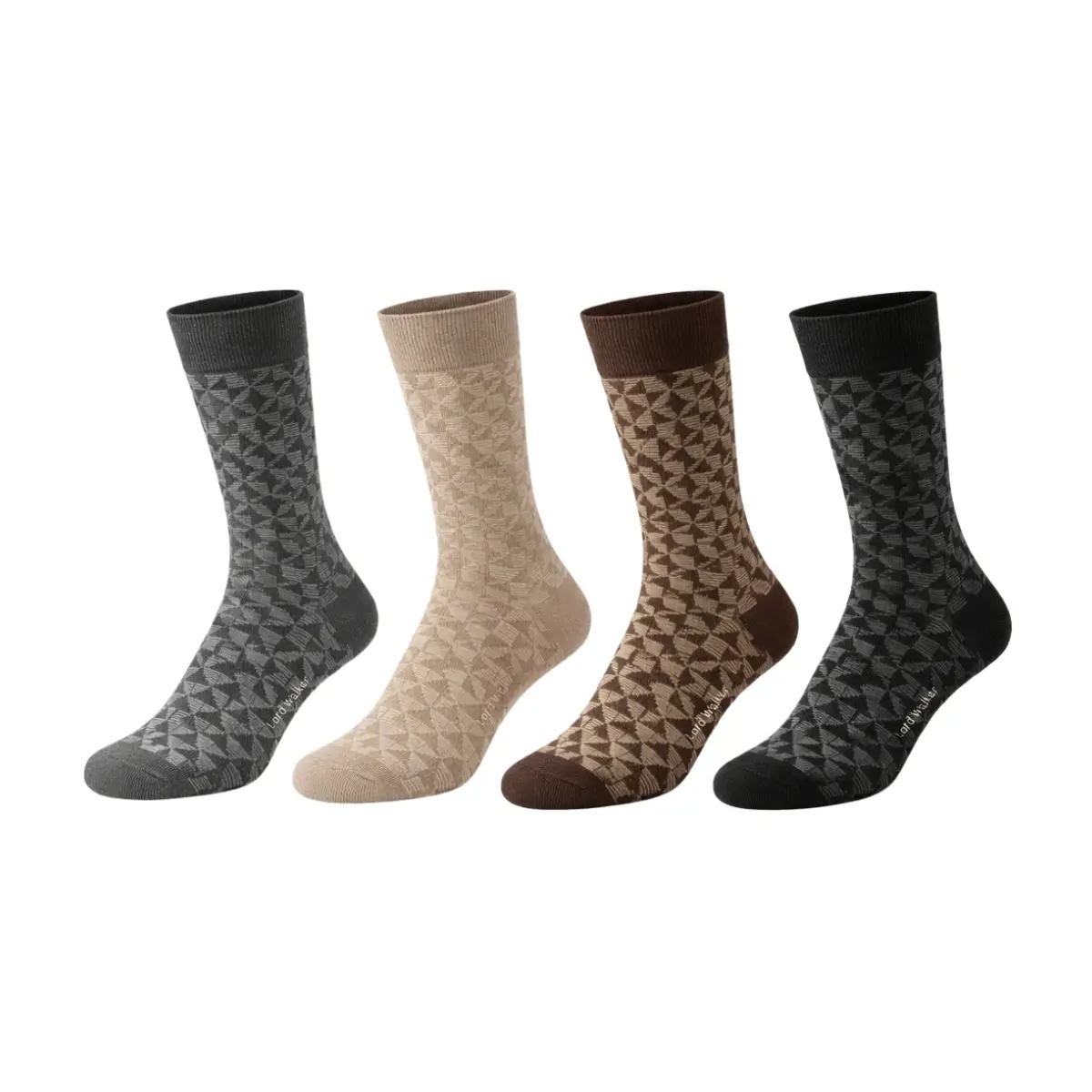 Lord Walker Premium Premium Mercerized Cotton Socks | Pack of 5 | Men Crew | Combo_16262_5pcs