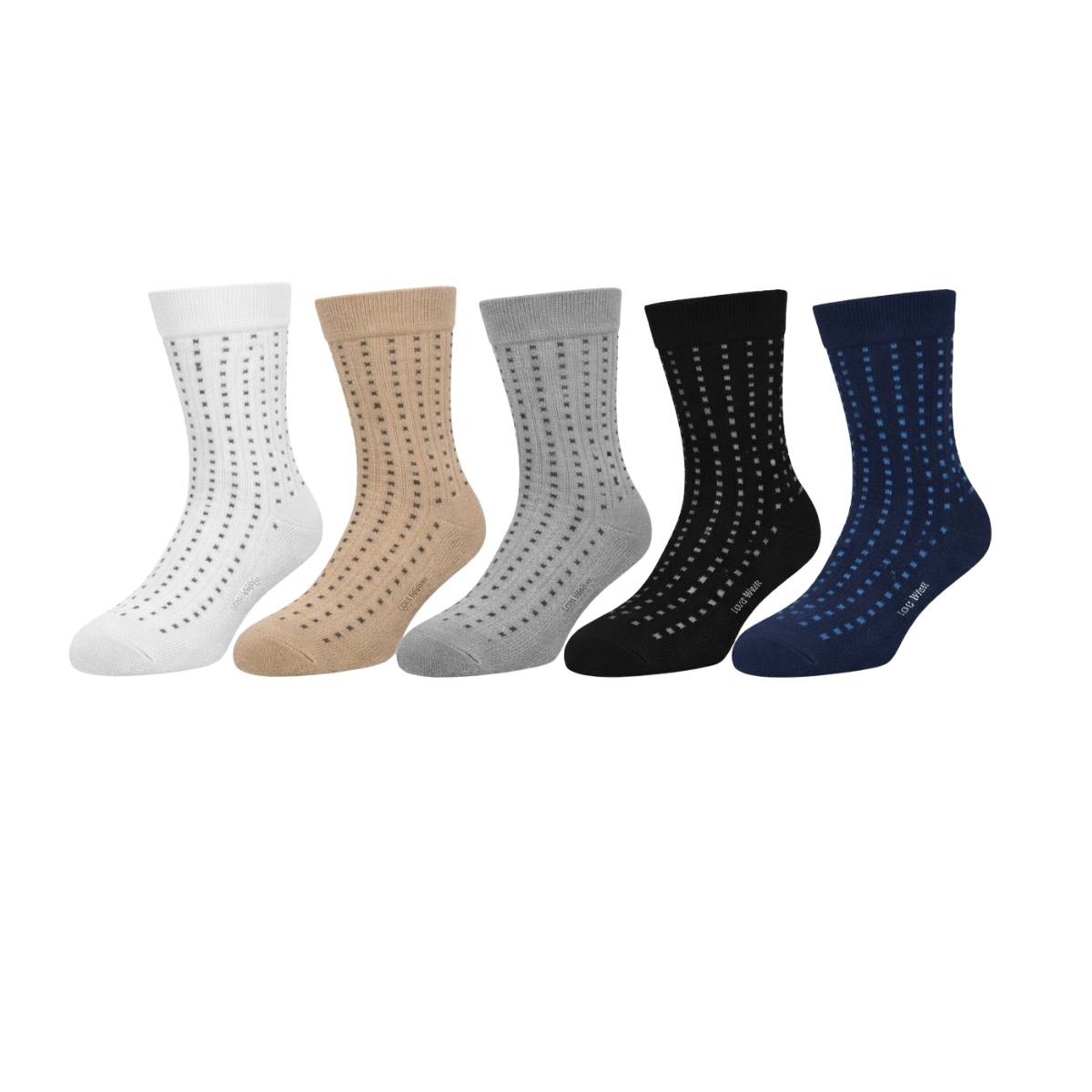 Lord Walker Premium Premium Mercerized Cotton Socks | Pack of 5 | Men Crew | Combo_17657_4pcs