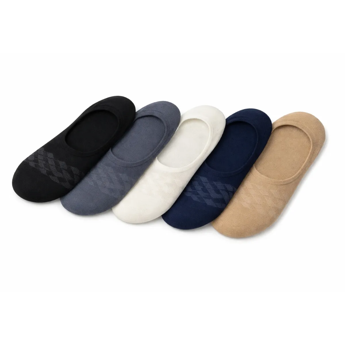 Lord Walker Premium Luxury Bamboo Fabric Socks | Pack of 5 | Men No Show | Combo_36265_5pcs