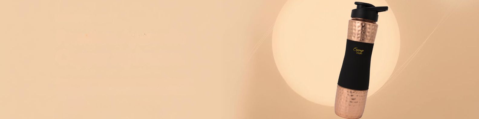 Copper bottles banner