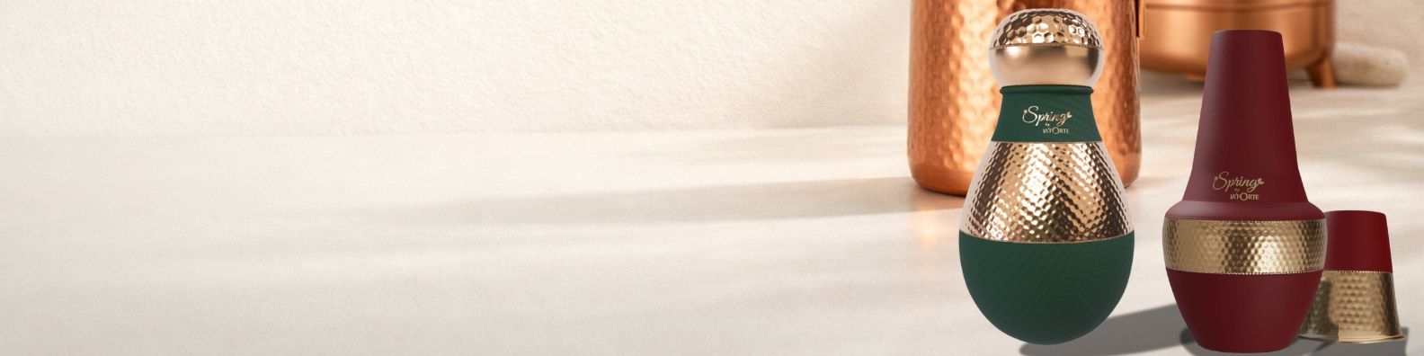 Copper carafes banner