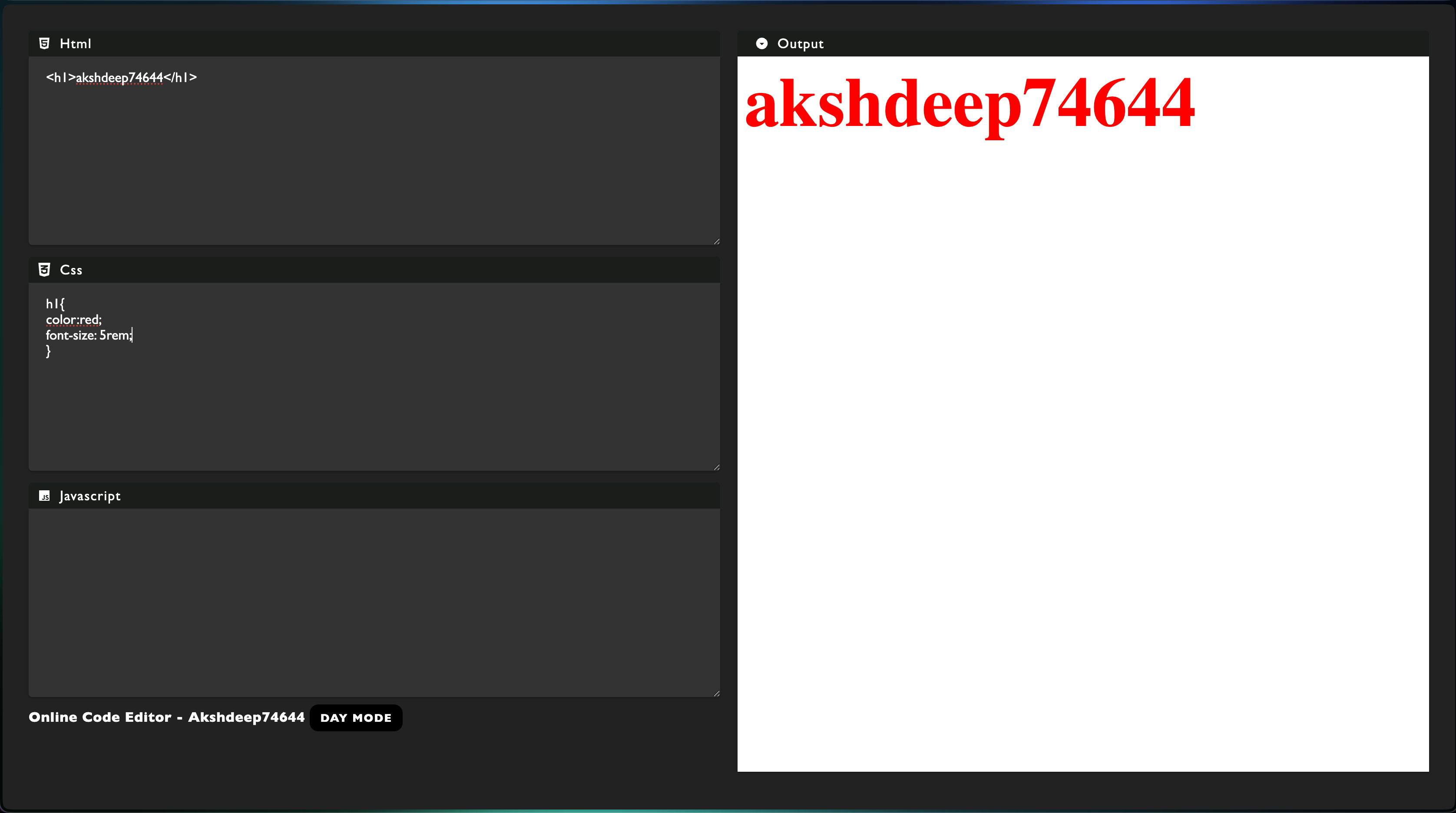 online code editor