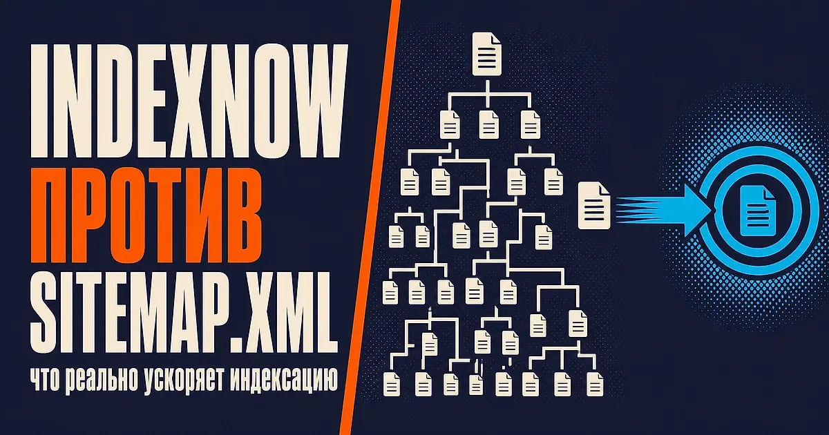 IndexNow против sitemap.xml: что реально ускоряет индексацию в 2026