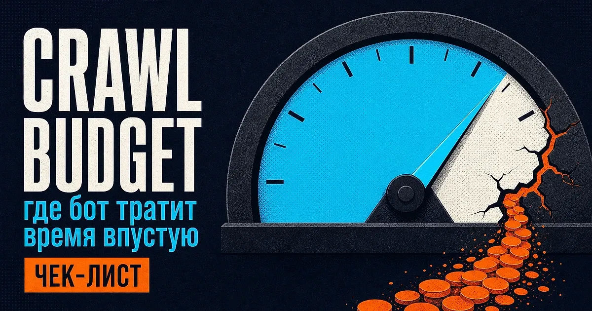 Crawl budget: где бот тратит время впустую и как это исправить