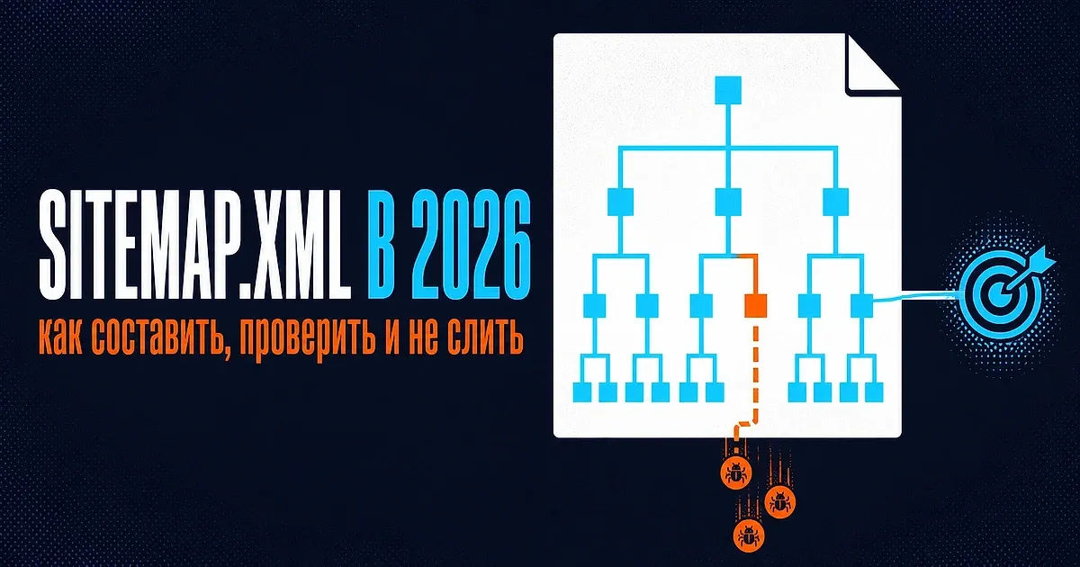 Sitemap.xml в 2026: как составить, проверить и не слить crawl budget