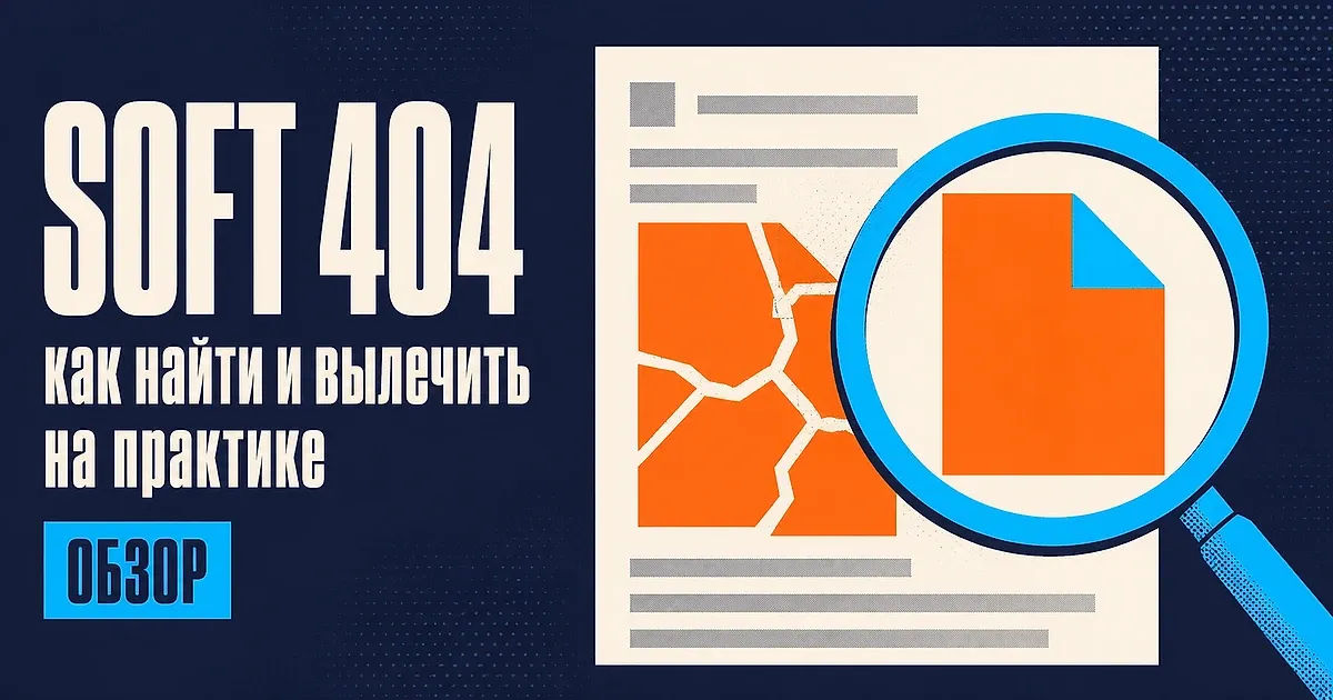 Soft 404: как найти и вылечить на практике (2026)