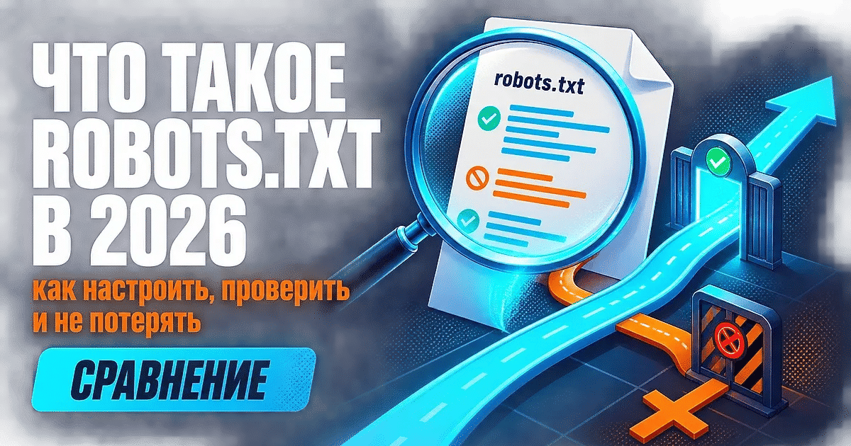 Что такое robots.txt в 2026 году: как настроить, проверить и не потерять индексацию