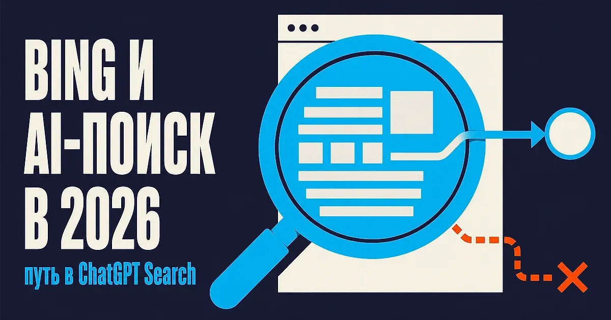 Bing и AI-поиск в 2026: как попасть в ChatGPT Search и Copilot