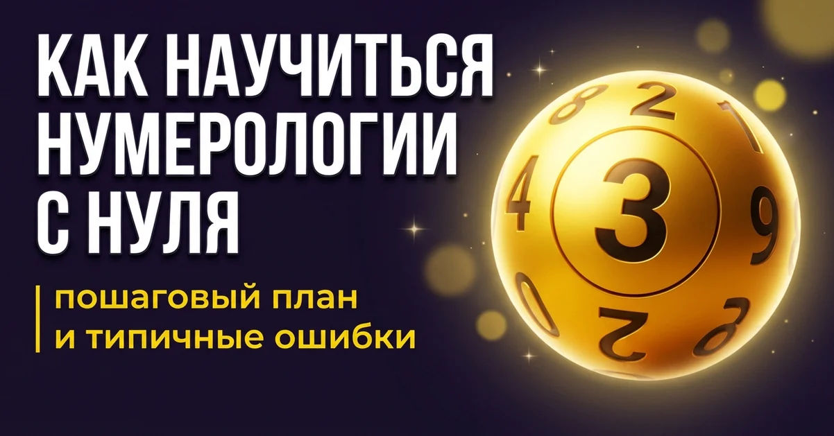 Как научиться нумерологии с нуля: пошаговый план и типичные ошибки