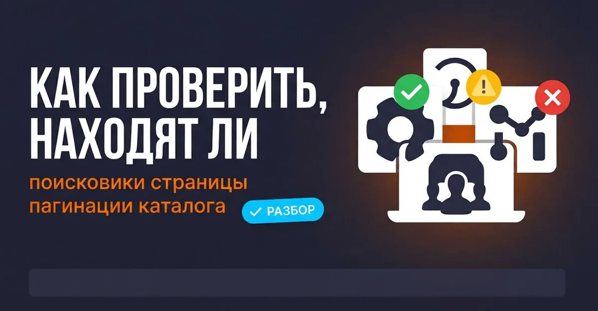 Как проверить, находят ли поисковики страницы пагинации каталога