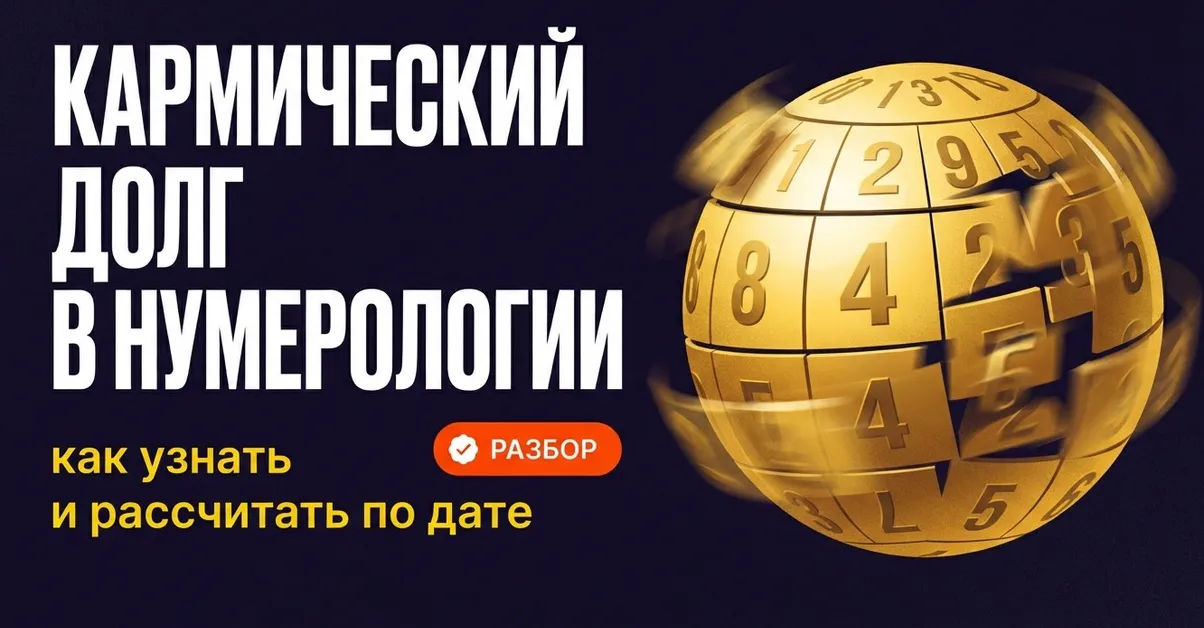 Кармический долг в нумерологии: как узнать и рассчитать по дате