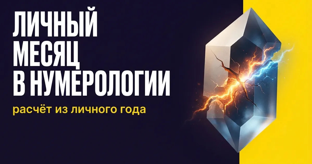 Личный месяц в нумерологии: расчёт из личного года