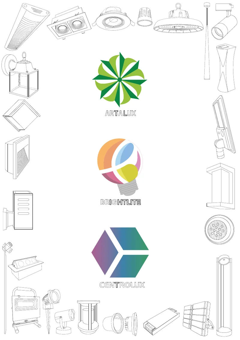 Katalog Katalog ARTALUX, BRIGHTLITE, CENTROLUX - Lampu Jakarta
