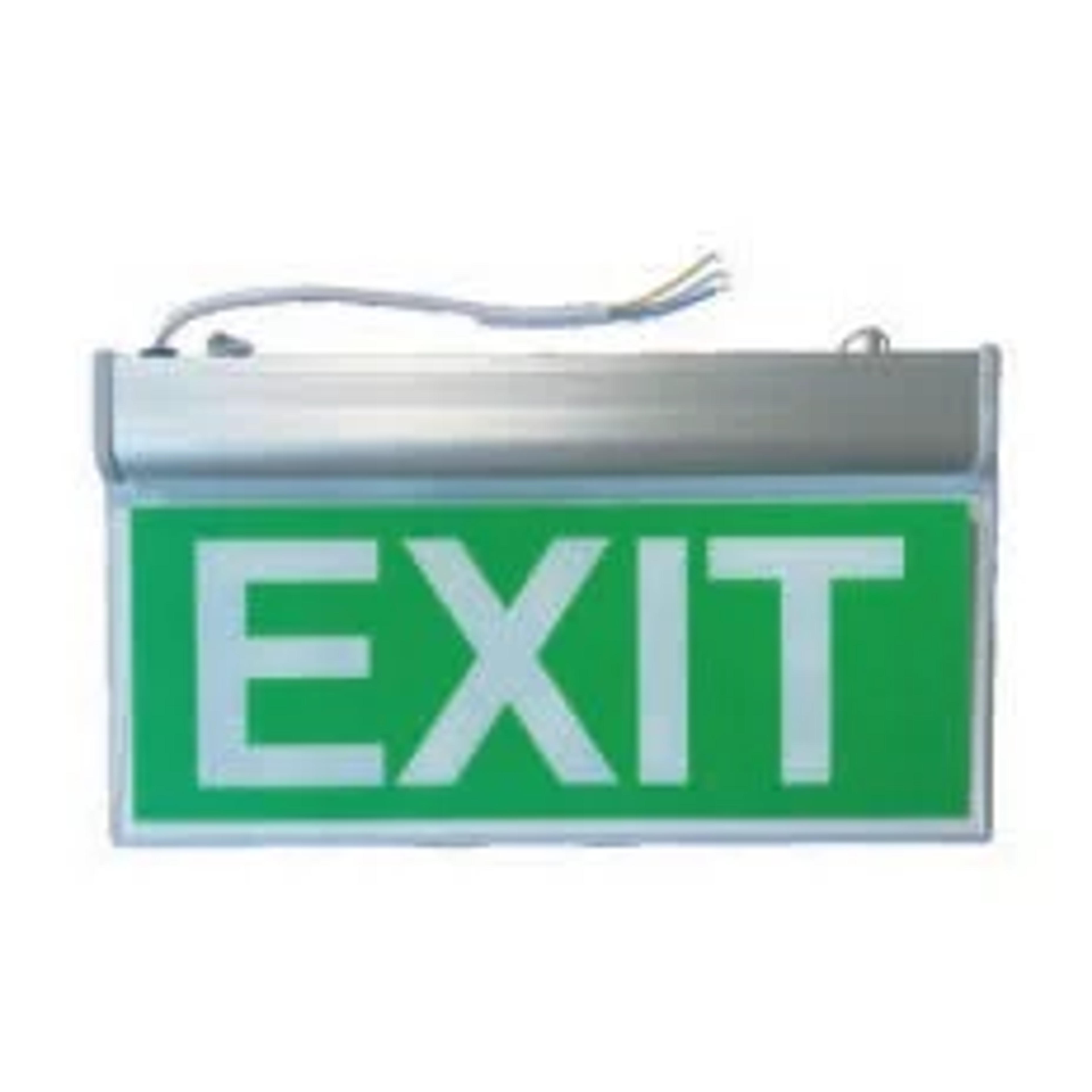 Lampu Exit Akrilik Hijau