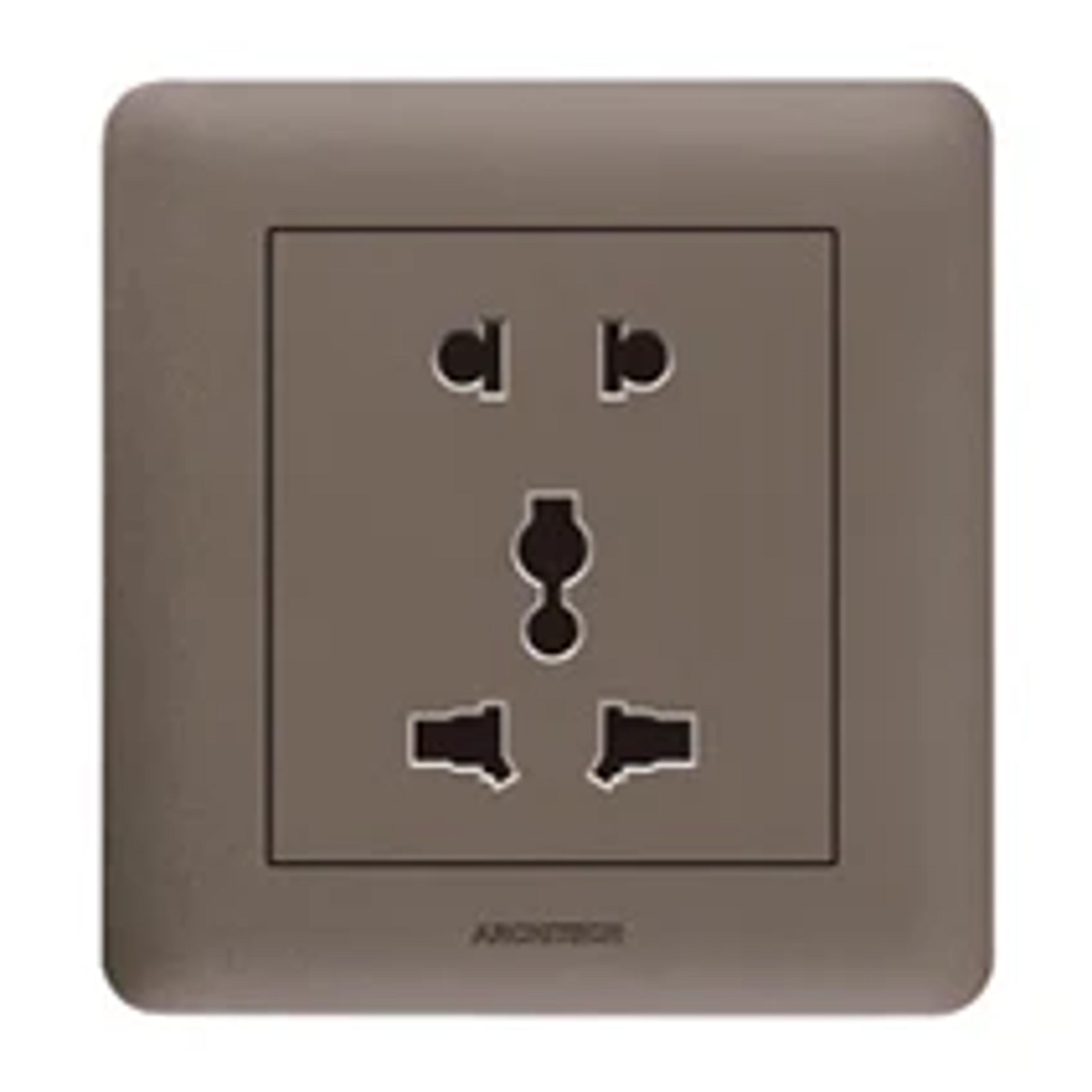 ARCHITECH A63 INFINITY Stop Kontak Universal 2 Pin & 3 Pin 16A - Image 5