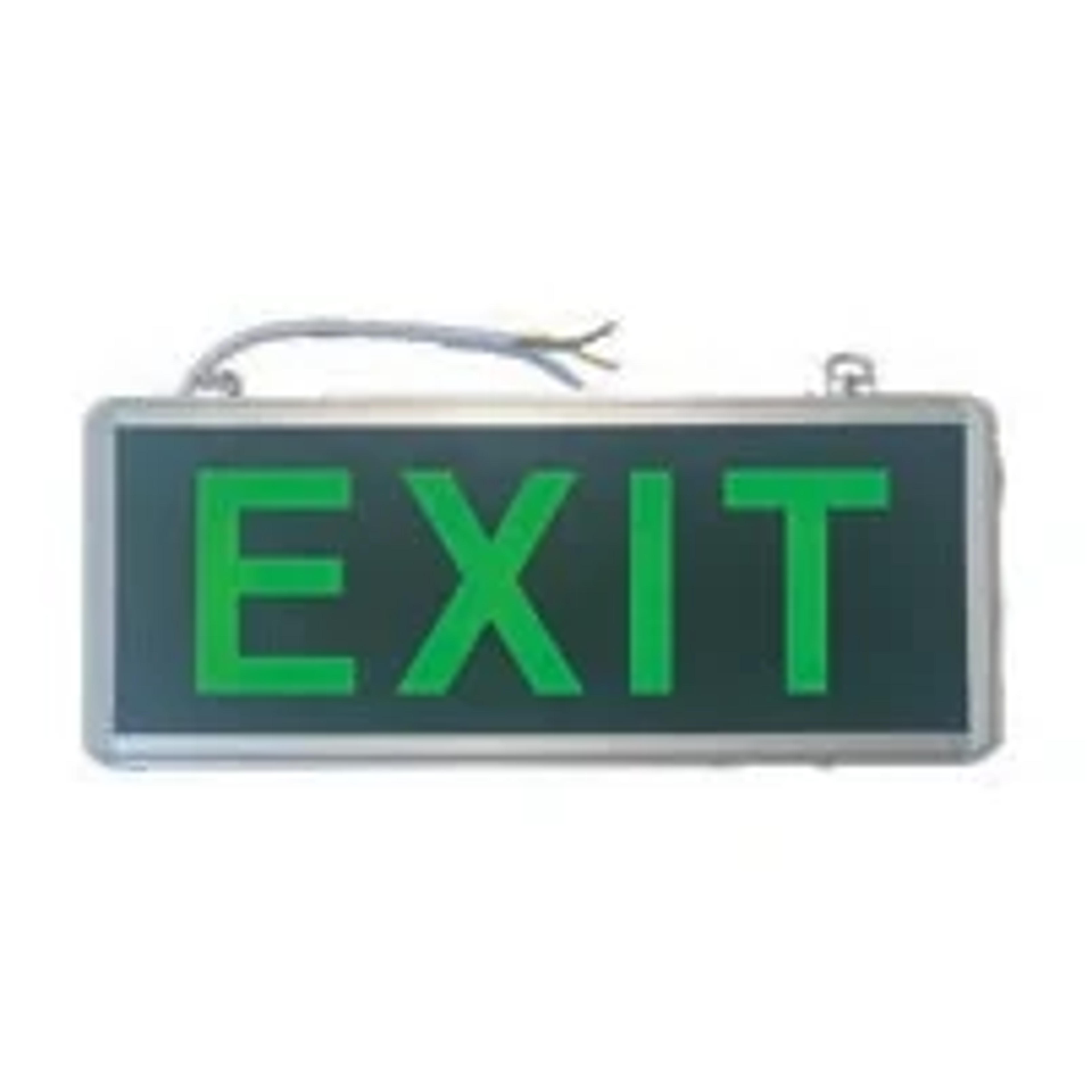 Lampu Exit Kaca