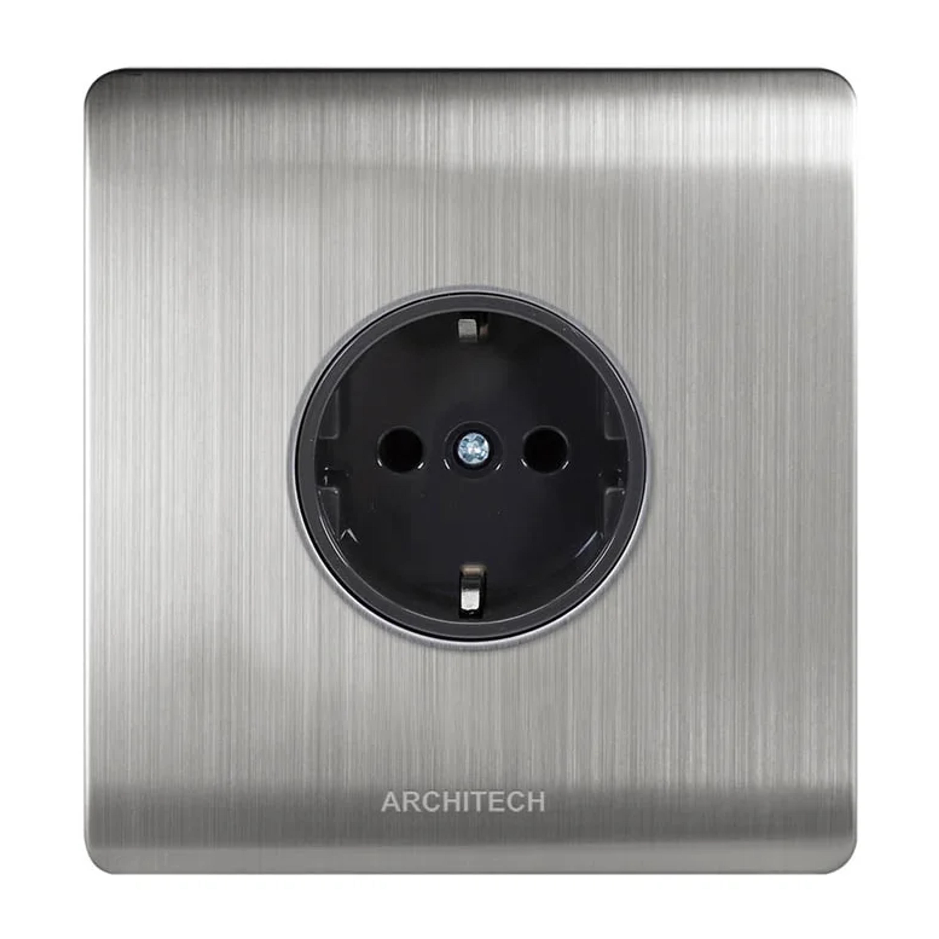 ARCHITECH B9 PLATINUM Stop Kontak Jerman 16A 2P+E - Image 1