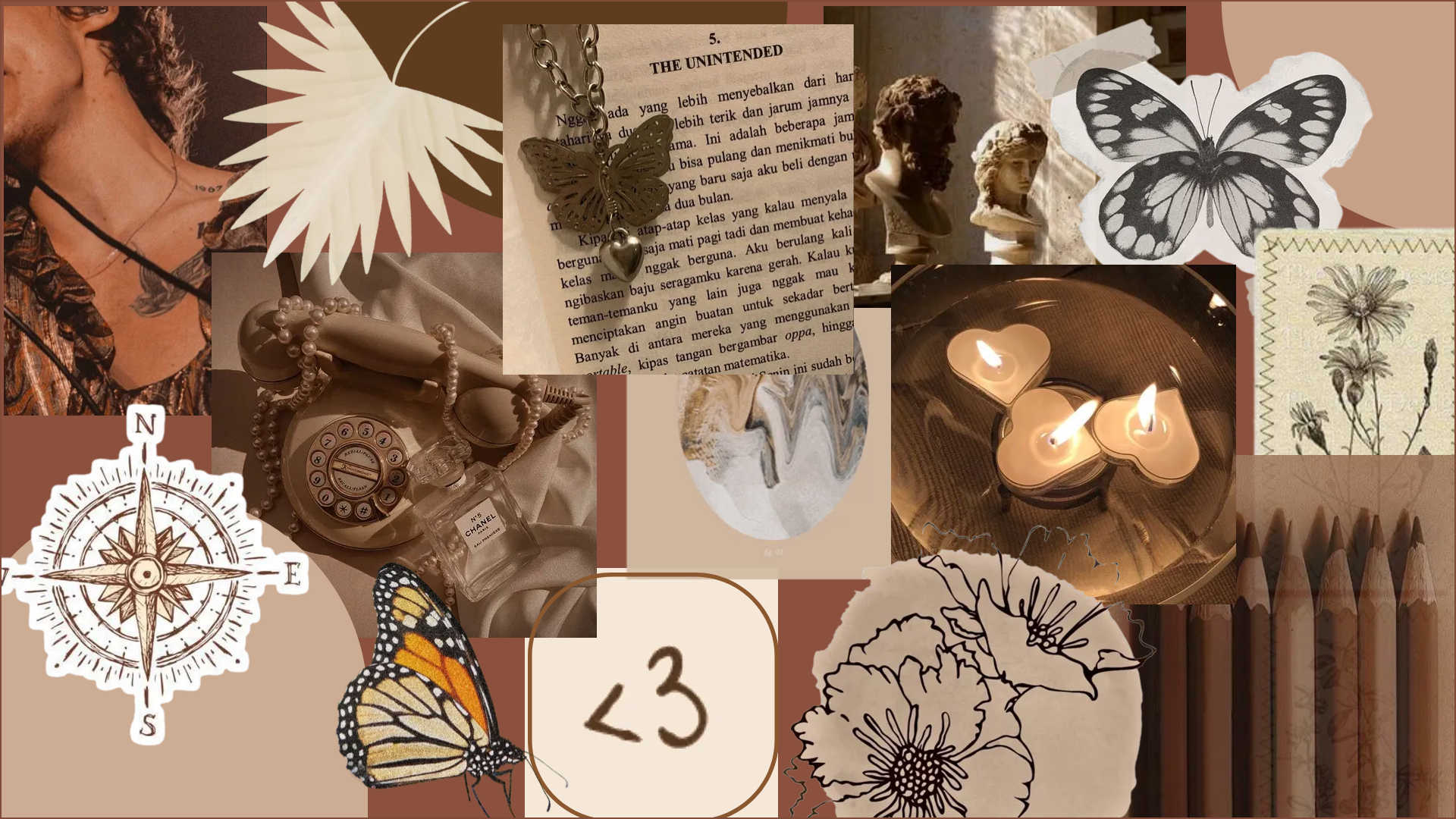 Landing | brown aesthetic