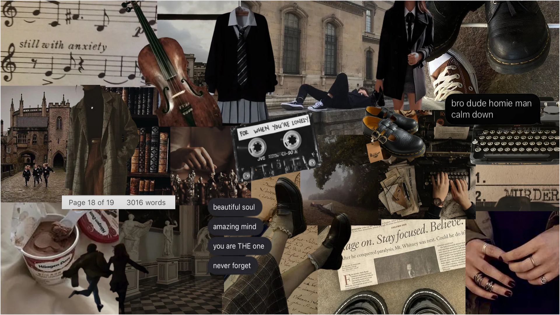 Landing a chaotic detective vibe