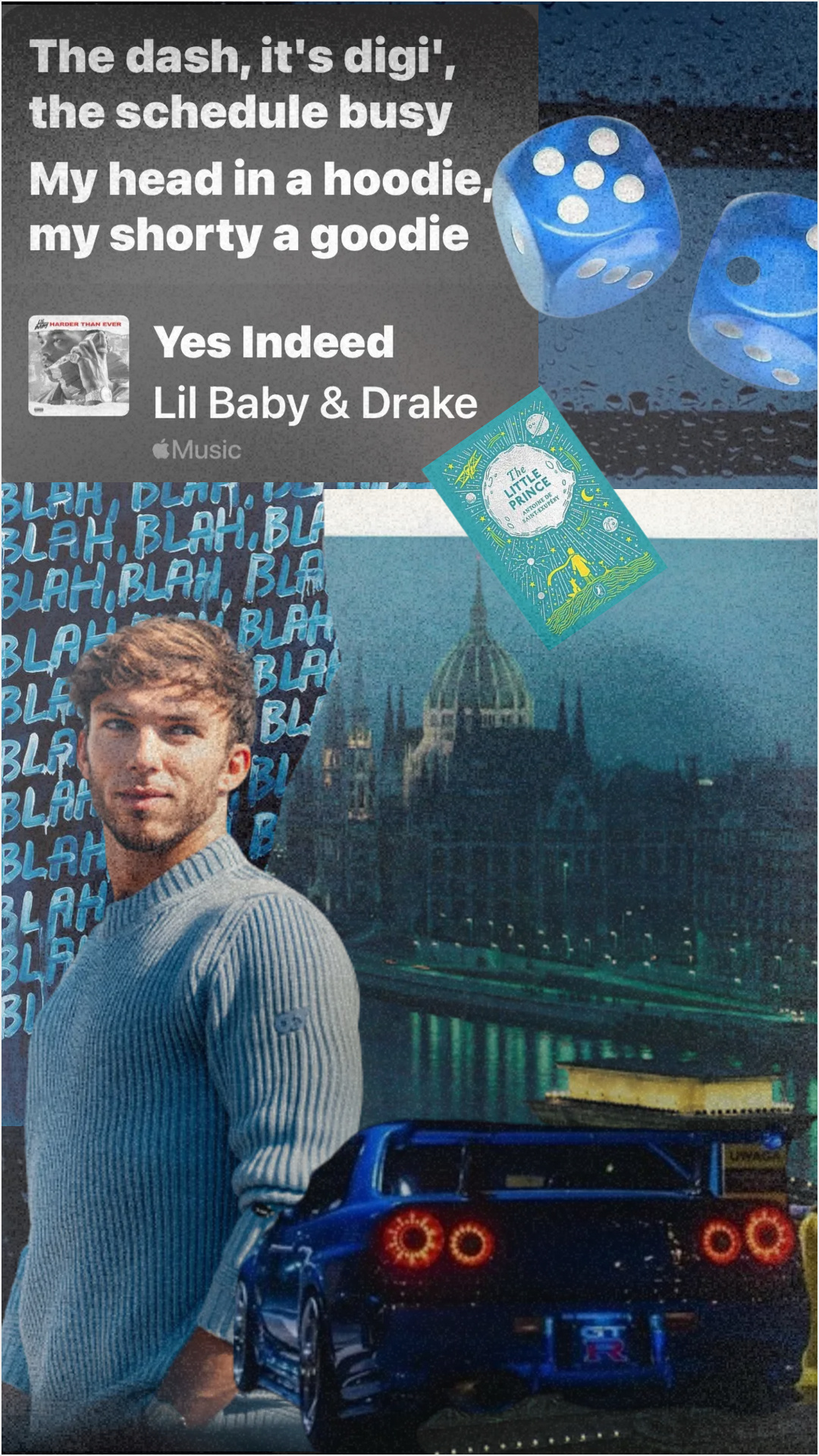 Landing Pierre Gasly as a Drake Quote