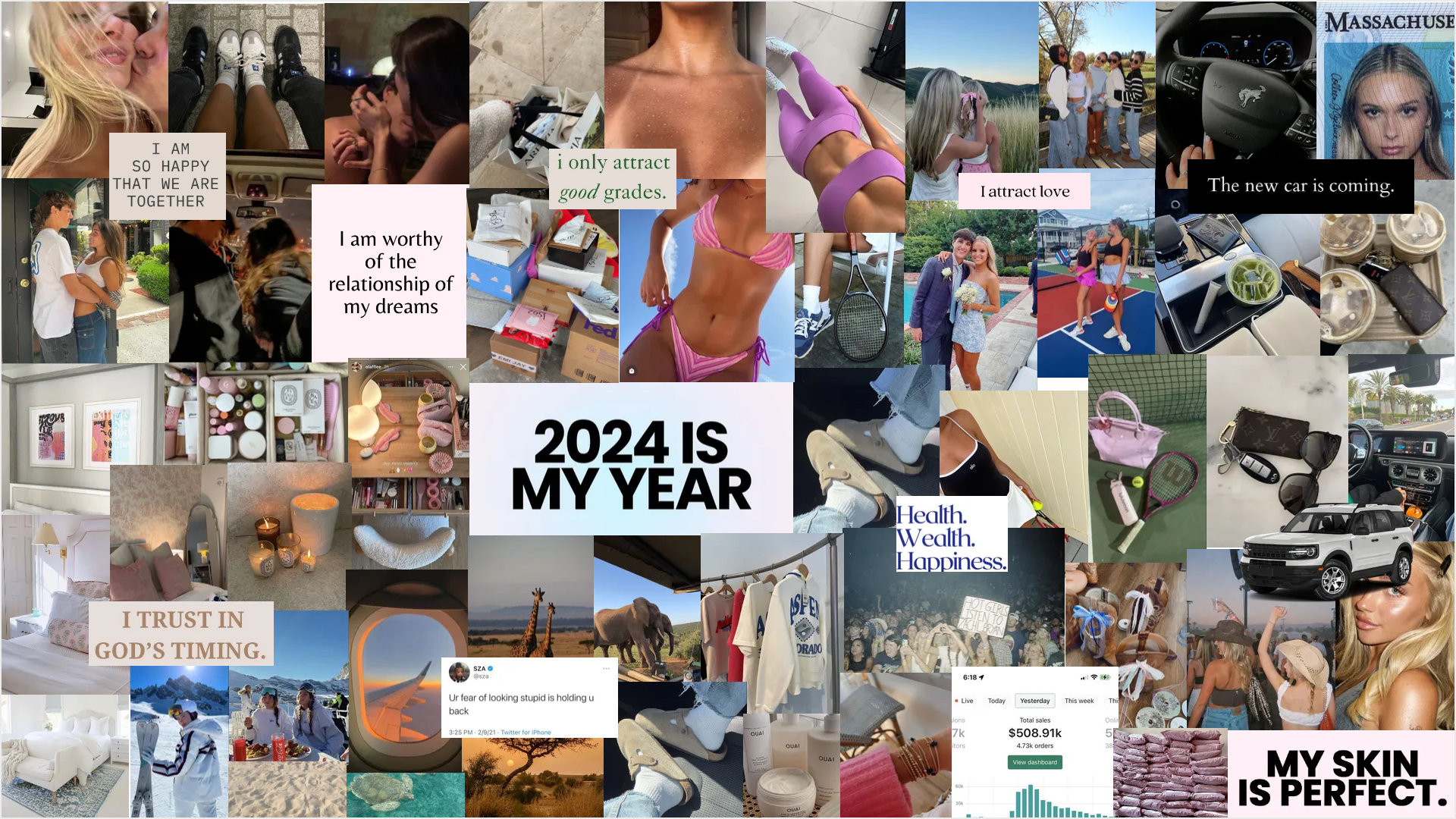 Landing | 2024 vision board