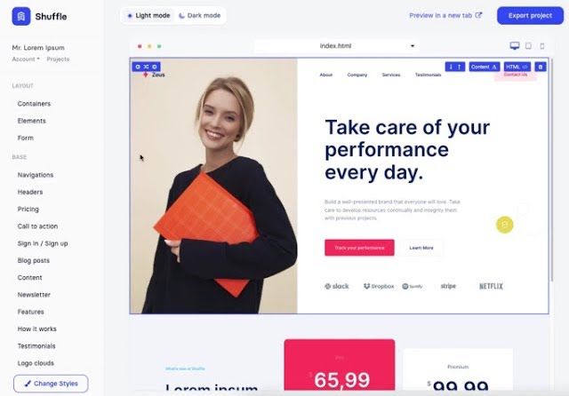 UI Libraries by Shuffle