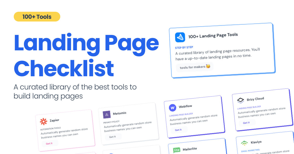 Top Landing Page Tools