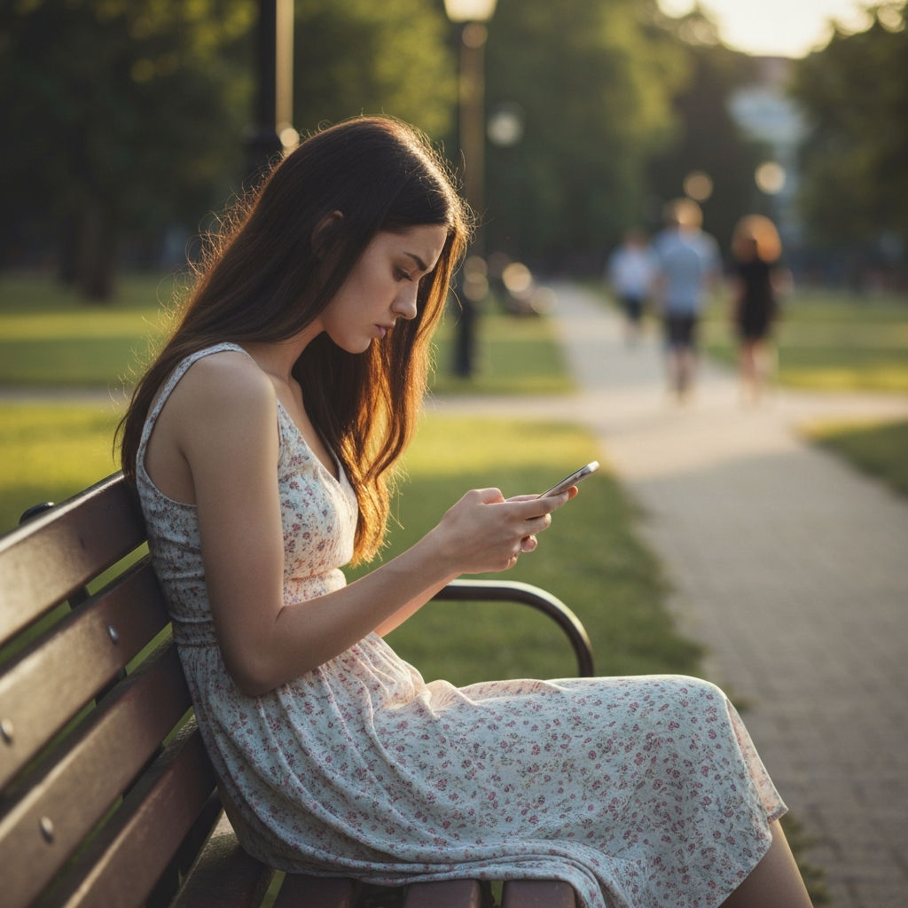 Одинокий вечер с телефоном